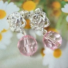 Angelove - Rose Drop Earrings