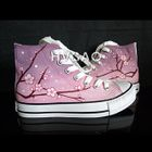 HVBAO - 'Plum Blossom' High-Top Sneakers