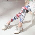 59 Seconds - Cotton 'American Flag' Print Leggings