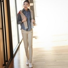 ode' - Cotton Blend Skinny Pants