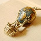 Cuteberry - Bear in Hot Air Balloon Necklace
