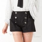 ageha@shibuya - Elasticized Double-Button Shorts