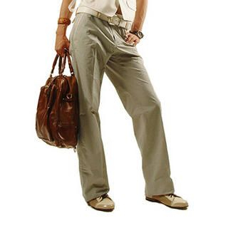 Straight Leg Pants in Beige Straight Leg Pants in Beige