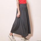 CatWorld - Elastic-Waist Long Skirt