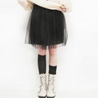 Beccgirl - Elasticized Waist Tulle Skirt
