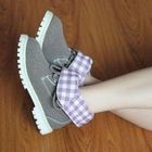 Lane172 - Lace-Up Denim Short Boots