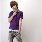 SeventyAge - Contrast Trim Polo Shirt