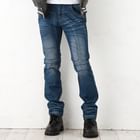 BLACK ASUKA - Washed Panel Jeans