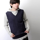 SeventyAge - V-Neck Knit Vest
