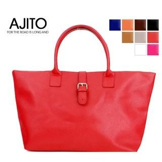 Faux-Leather Tote