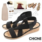 Chione - Wedge Sandals