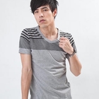 MR.PARK - Striped Short-Sleeve T-Shirt