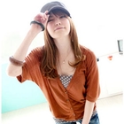 Tokyo Fashion - Set: Short-Sleeve Cardigan + Polka Dot Camisole