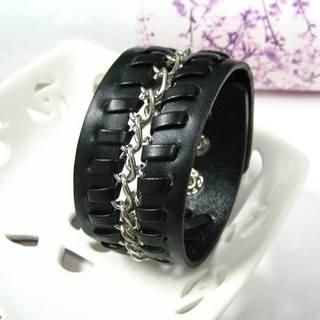 Faux-Leather Wrist Bands Faux-Leather Wrist Bands