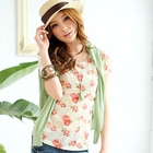 Tokyo Fashion - Short-Sleeve Floral T-Shirt