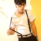 MR.PARK - Short-Sleeve T-Shirt with Suspenders