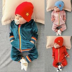 Madou - Set: Baby Zip Jacket + Pants Madou - Set: Baby Zip Jacket + Pants