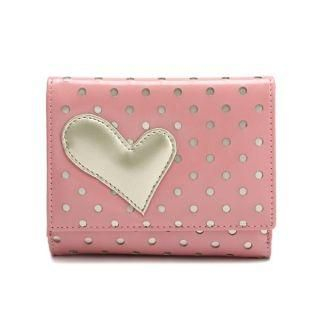 Heart-Pattern Polka-Dotted Patent Wallet Heart-Pattern Polka-Dotted Patent Wallet