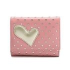 Let's Fly - Heart-Pattern Polka-Dotted Patent Wallet