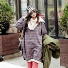 Koo - Convertible Hooded Pullover Dress 