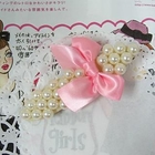 Angelove - Faux-Pearl with Bow Barrette