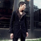 MITOSHOP - Corduroy-Collar Zip Parka