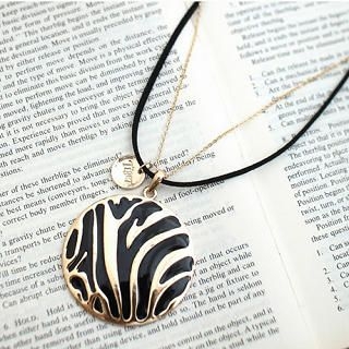 Two-Tone Disc Necklace Two-Tone Disc Necklace