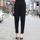 J-ANN - Pleat-Front Harem Pants