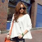 PIPPIN -  3/4-Sleeve Asymmetric-Hem Top