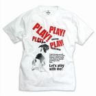 SCOPY - Crewneck Tee - 'PLAY! PLAY! PLAY!' - Dog (Unisex )