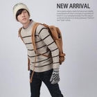 Style Engin - Crewneck Stripe Sweater