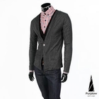 Purplow - Layered Front Knit Cardigan