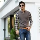 VINTAGE BROTHERS - V-Neck Knit Vest