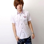 SeventyAge - Check-Trim Short-Sleeve Shirt