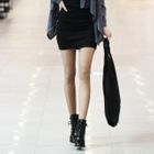 JUNY - Elasticized Band Miniskirt