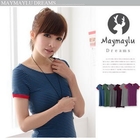 Maymaylu Dreams - Striped Short-Sleeve Dress
