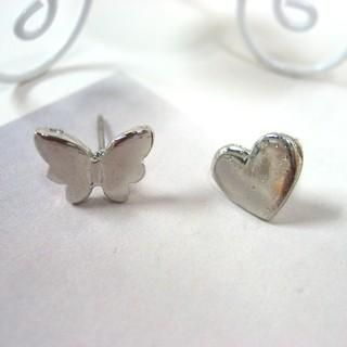 Butterfly with Heart Earrings