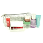 Clinique - Travel Set: Makeup Remover + Night Moisturizer + All About Eyes + Turnaround Renewer + Gloss + Lipstick Palette + Bag