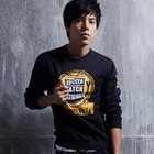 MR.PARK - Long-Sleeve Printed Pullover