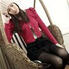 Ando Store Shirred Sleeve Cropped Jacket