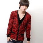 SeventyAge - Inset Double-Neck Zebra-Print Top