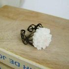 MyLittleThing - White Gloomy Flower Ring