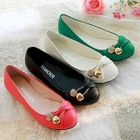 Smoothie - Faux-Leather Rhinestone Flats