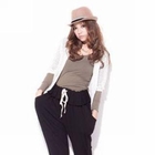 ZOO - Button-Detail Scoop Neck Top