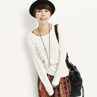 Secret;BB - Round-Neck Cotton Blend Top