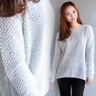 SUGAR BLACK - Knit Top