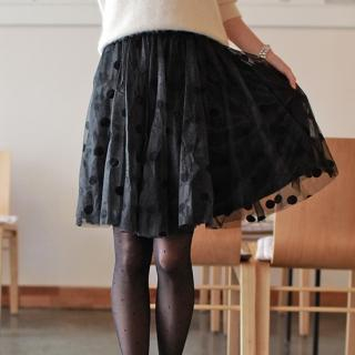 Polka-Dot Tulle Skirt