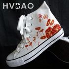 HVBAO - 'Gold Lotus' High-Top Sneakers