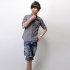 SeventyAge - Plaid-Cuffed Button-Down Shirt
