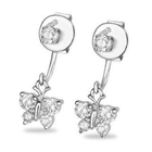 MaBelle - 18K White Gold Diamond Earrings